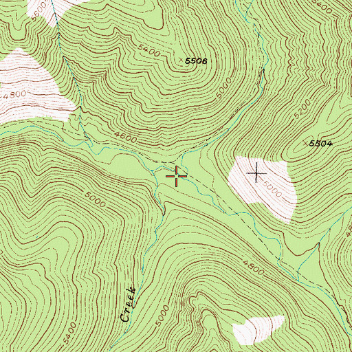 Topographic Map of Head Creek, MT