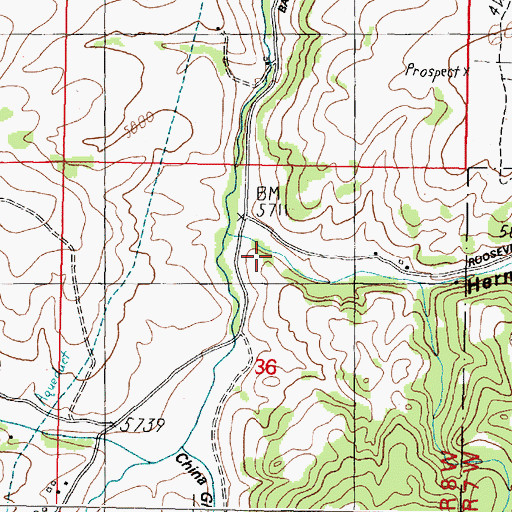 Topographic Map of Herman Gulch, MT
