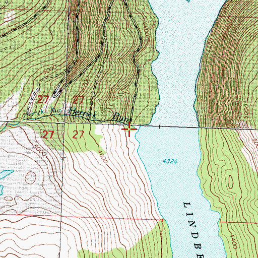 Topographic Map of Herrick Run, MT