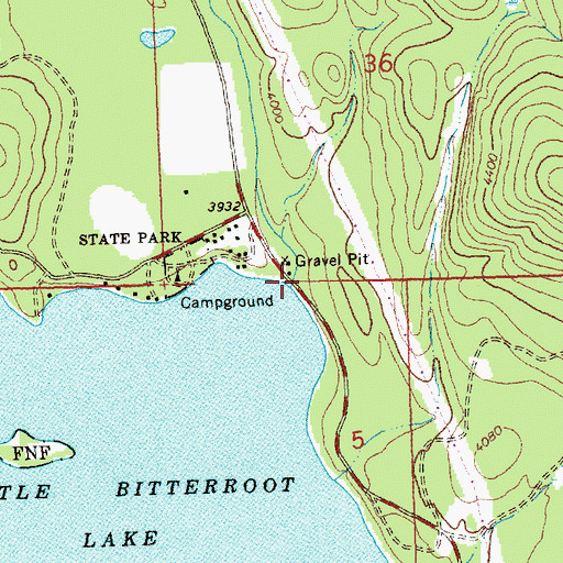 Topographic Map of Herrig Creek, MT