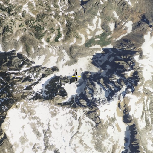 Aerial/Satellite Image of Hidden Glacier, MT