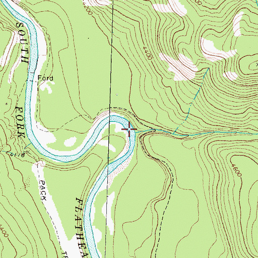 Topographic Map of Hodag Creek, MT