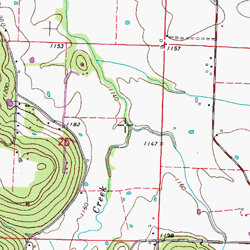 Topographic Map of Sulphur Fork, AR
