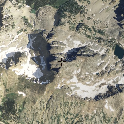 Aerial/Satellite Image of Hodges Mountain, MT