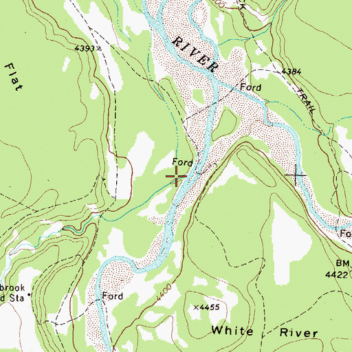 Topographic Map of Holbrook Creek, MT