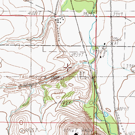 Topographic Map of Holmes Gulch, MT