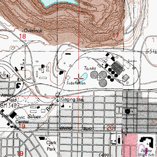 Topographic Map of Horse Canyon, MT