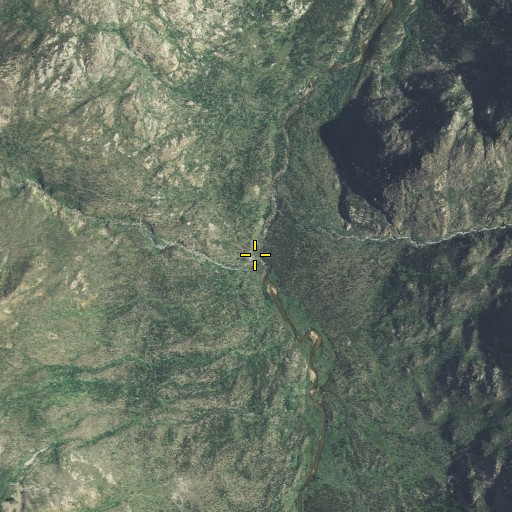 Aerial/Satellite Image of Horseshoe Creek, MT