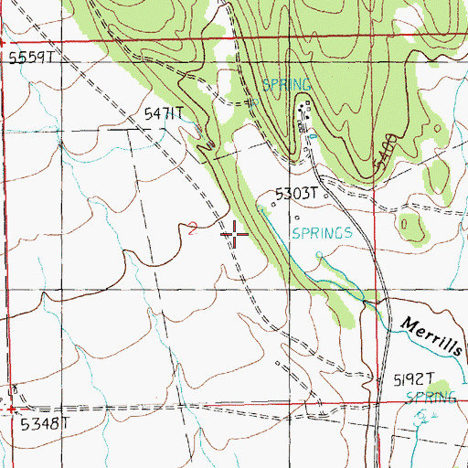 Topographic Map of Huffman Gulch, MT
