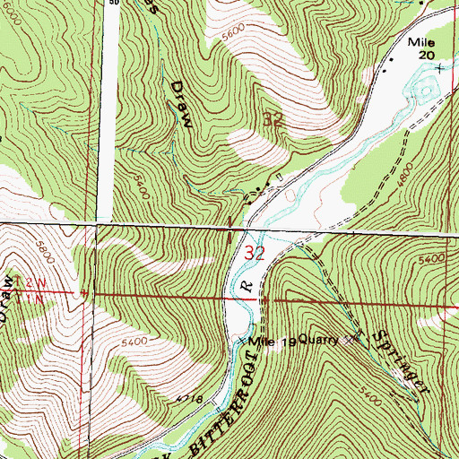Topographic Map of Jakes Draw, MT
