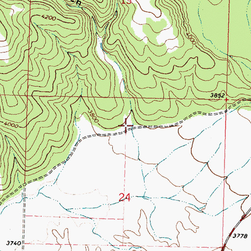 Topographic Map of Jamison Gulch, MT