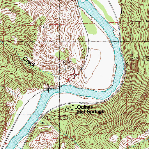 Topographic Map of John Tunnel, MT