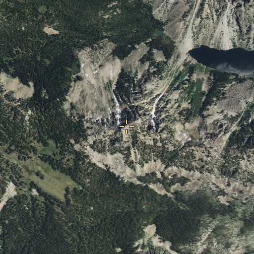 Aerial/Satellite Image of Jordan Mountain, MT