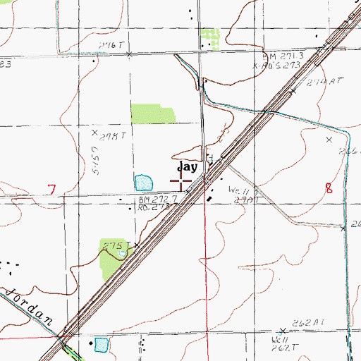 Topographic Map of Tokio Missionary Baptist Church, AR