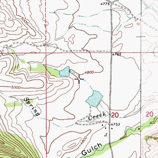 Topographic Map of Kettle Hollow, MT
