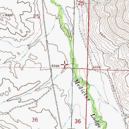 Topographic Map of Keystone Gulch, MT