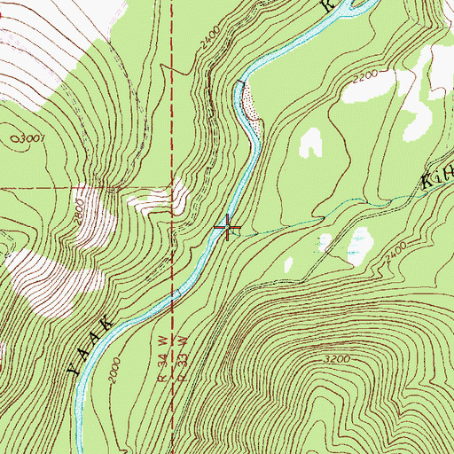Topographic Map of Kilbrennan Creek, MT