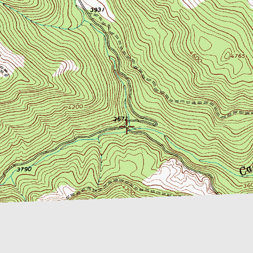Topographic Map of Kimmerly Creek, MT