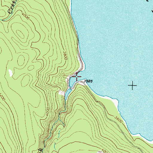 Topographic Map of Knieff Creek, MT
