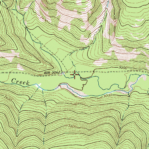 Topographic Map of Knife Gulch, MT