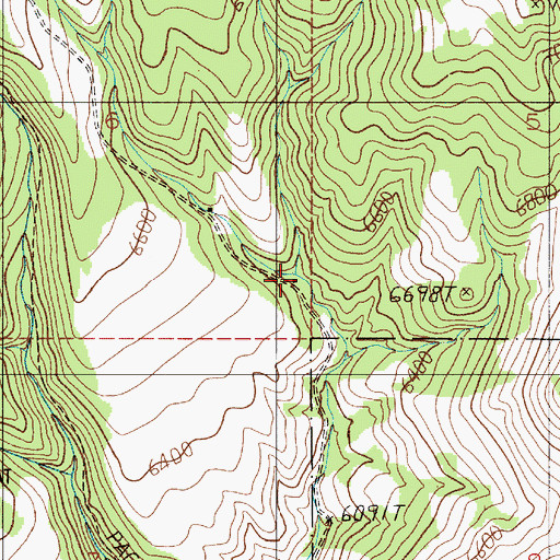 Topographic Map of Kotke, MT