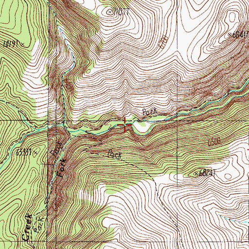 Topographic Map of Krauss Sawmill, MT