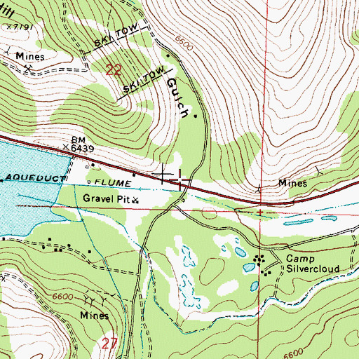Topographic Map of Lagger Gulch, MT