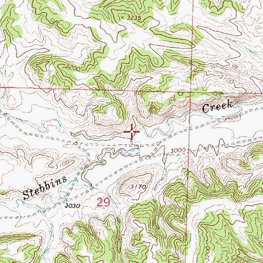 Topographic Map of Lake Creek, MT