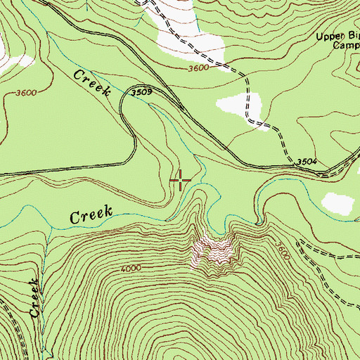 Topographic Map of Langford Creek, MT