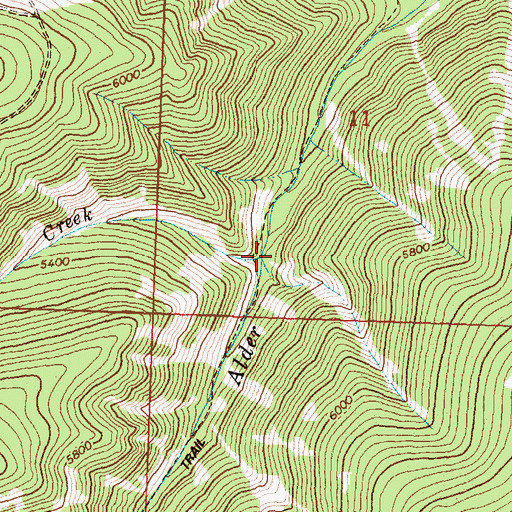 Topographic Map of Lavina Creek, MT