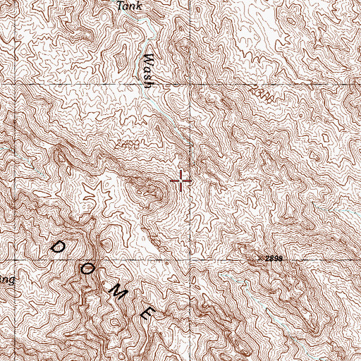 Topographic Map of McPherson Tank, AZ