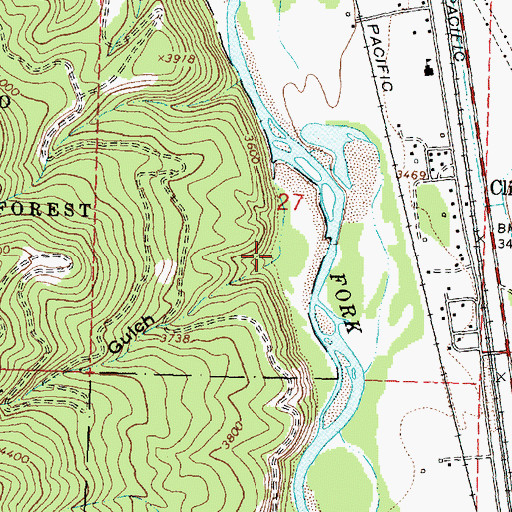 Topographic Map of Leeper Gulch, MT