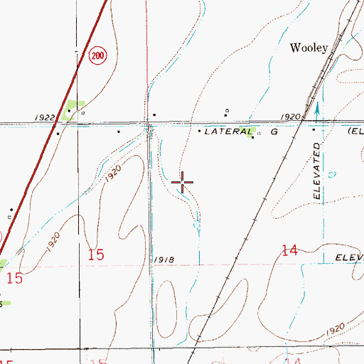Topographic Map of Lewis and Clark Trail, MT