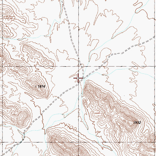 Topographic Map of McPherson Wash, AZ