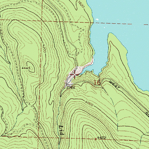 Topographic Map of Lid Creek, MT