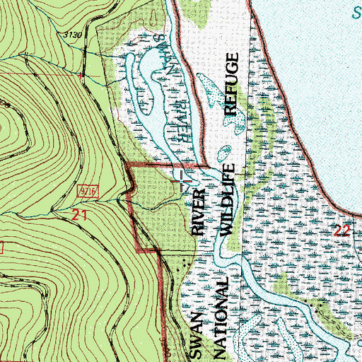 Topographic Map of Lime Creek, MT