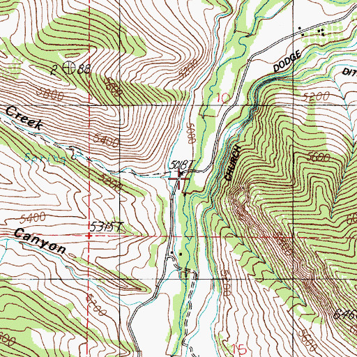Topographic Map of Limekiln Creek, MT