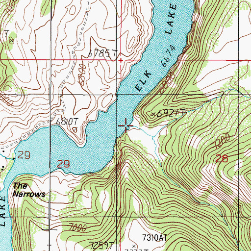 Topographic Map of Limestone Creek, MT
