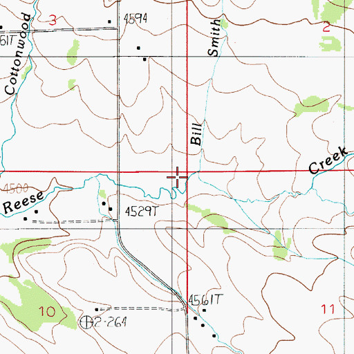 Topographic Map of Limestone Creek, MT