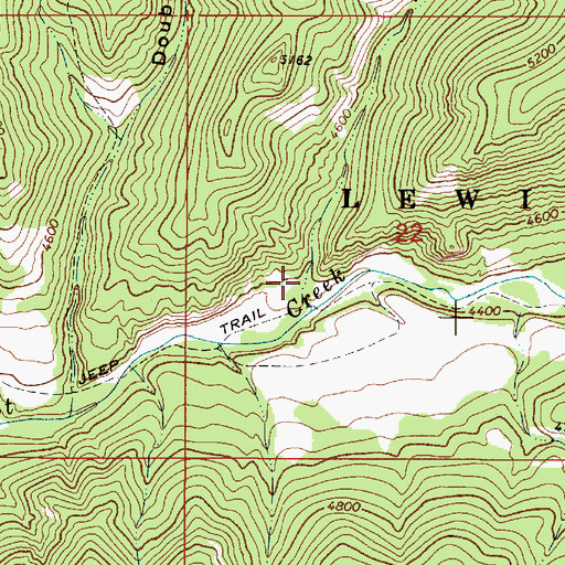 Topographic Map of Lion Gulch, MT