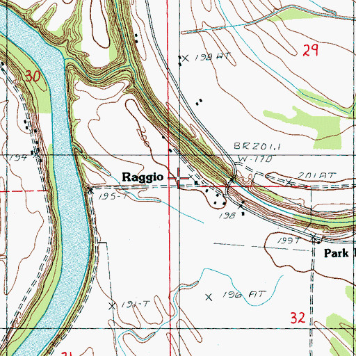 Topographic Map of Union Liberty Missionary Baptist Church, AR