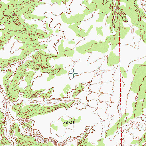 Topographic Map of Meadow Wash, AZ