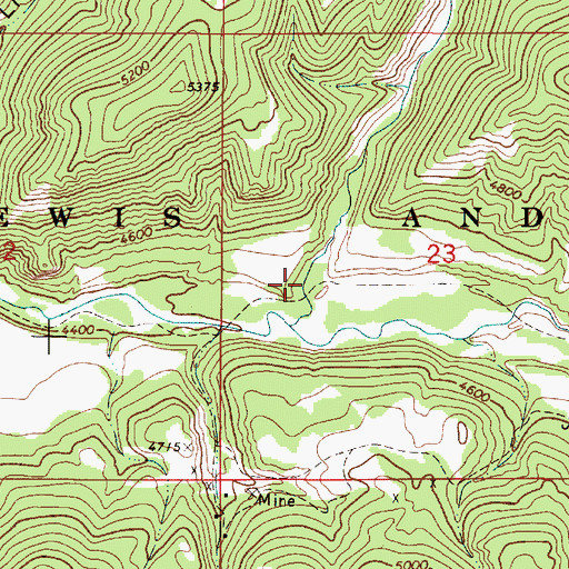Topographic Map of Lobley Gulch, MT