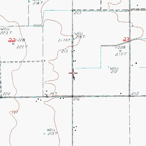 Topographic Map of Valley View Baptist Church, AR