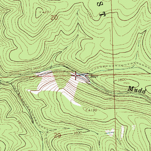 Topographic Map of Loneman Creek, MT