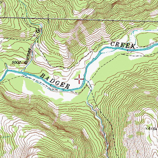 Topographic Map of Lonesome Creek, MT