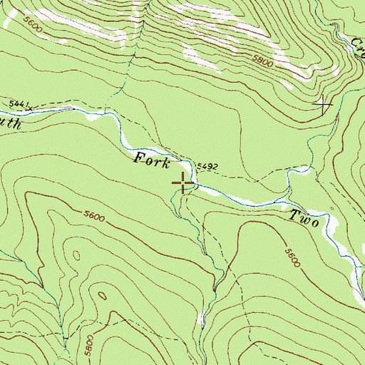 Topographic Map of Lost Shirt Creek, MT