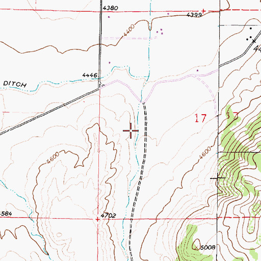 Topographic Map of Mayflower Gulch, MT