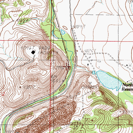 Topographic Map of McClellan Creek, MT