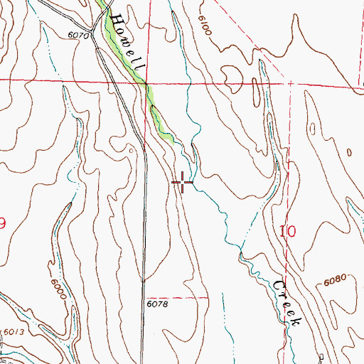 Topographic Map of McCormick Creek, MT